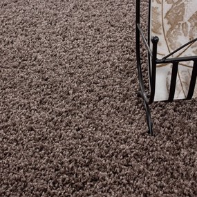 Dywan shaggy Jasny Brąz 80 cm x 250 cm