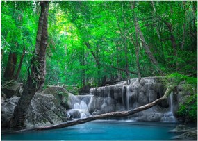 Obraz - Wodospad Erawan, Kanchanaburi, Tajlandia (70x50 cm)
