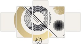 Obraz - Kształty geometryczne N⁰2 (125x70 cm)