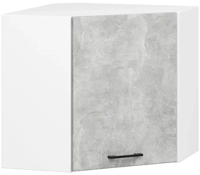 Narożna szafka kuchenna w kolorze betonu N1-D02