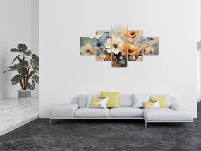 Obraz - Bukiety, malarstwo (125x70 cm)
