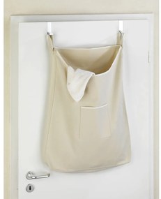 Beżowy wiszący kosz na pranie Wenko Door Laundry, 65 l