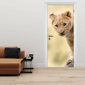 Fototapeta na drzwi - Lew (95x205cm)