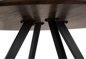 Okrągły stół w dekorze orzecha ø 120 cm Rivo – Bonami Essentials