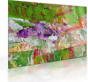 Obraz na szkle abstrakcji - malarstwo (70x50 cm)