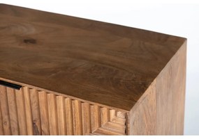 Szafka pod TV z litego drewna mango w naturalnym kolorze 160x58 cm Nereida – Marckeric