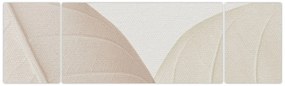 Obraz - Teksturowane liście (170x50 cm)