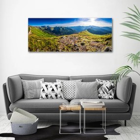 Foto obraz szkło akryl Panorama górska
