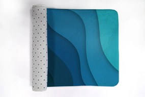 Dywanik do łazienki Dywanik do łazienki Niebieski Gradient