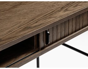 Biurko w dekorze dębu 60x120 cm Nola – Unique Furniture