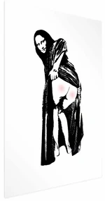 Plakat Bolesne siedzenie 21x30 cm bez ramy z marginesem ARTGEIST B