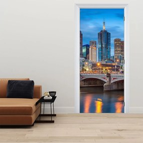Fototapeta na drzwiach - Miasto Melbourne (95x205cm)