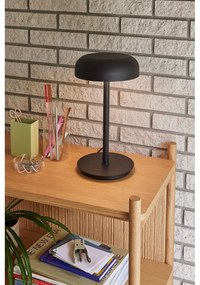 Czarna lampa stołowa LED ze ściemniaczem (wysokość 37 cm) Velo – Hübsch