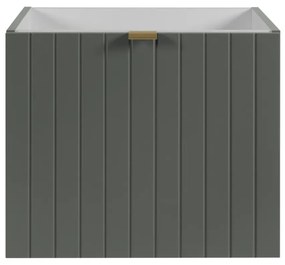 Szafka pod umywalkę HARMO 50 cm szaro-zielony półmat KROFAM