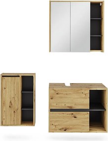 Zestaw mebli łazienkowych artisan/szary 80x46x60 viola