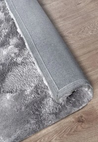 Dywan Cosy Shaggy Szary Elle Decoration – miękki, wysoki włos 80 cm x 150 cm Certyfikat Oeko-Tex