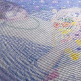 Obraz - Frederick Carl Frieseke,  The Basket of Flowers, reprodukcje (70x50 cm)
