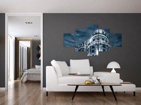 Obraz architektury w ciemności (125x70 cm)