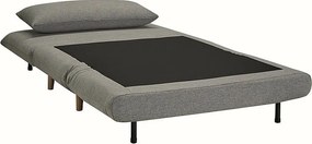 Fotel rozkładany SPIKE VELVET szary