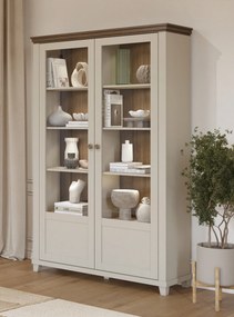 Witryna EVANDRO - Beżowy / 126 cm