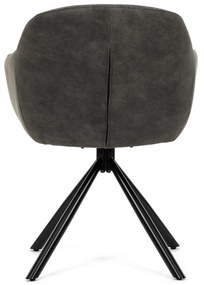 Zestaw krzeseł obiadowych z mechanizmem powrotnymDCH-Y1143 GREY2, 2 szt.