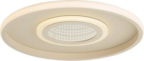 Nowoczesna lampa sufitowa biała z wbudowanym LED i 3-stopniowym przełącznikiem - Frini
