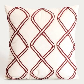 Poszewka dekoracyjna SYLVIA z geometrycznym wzorem 45x45cm HOMLA