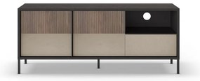 Antracytowo-jasnobrązowa szafka pod TV 156x57 cm Amalia – Marckeric