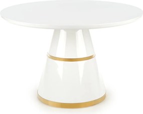 Okrągły stół lakierowany w stylu glamur Vegas