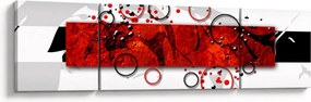 Obraz abstrakcji (170x50 cm)
