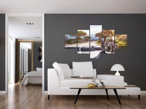 Obraz - Motocyklista (125x70 cm)