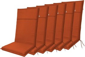 Doppler LIFE 5353 wysoki - set 6 szt. set 6 szt. poduszek na krzesło z wysokim oparciem