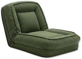 Relaksacyjny fotel rozkładany LAZY SOFA, zielony