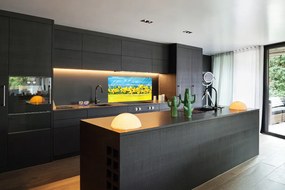 Panel szklany do kuchni Żonkile