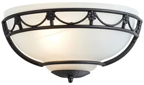 Elstead CB-WU-BLACK - Kinkiet CARISBROOKE 1xE27/60W/230V