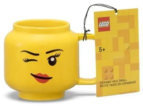 Żółty ceramiczny kubek dla dzieci 255 ml Head – LEGO®
