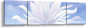 Obraz - Kwiat lotosu (170x50 cm)