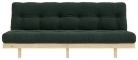 Ciemnozielona sztruksowa sofa 200 cm Lean – Karup Design