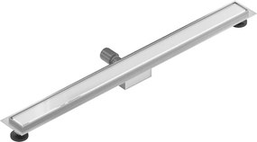 Mexen Flat MGW odpływ liniowy 80 cm, białe szkło - 1027080-15