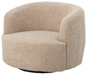 Beżowy fotel z materiału bouclé Bocca – Bloomingville