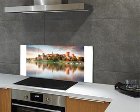 Panel nad Blat Kuchenny Zamek Królewski na Wawelu nad Wisłą