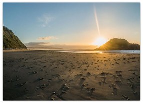 Obraz na szkle - plaża (70x50 cm)