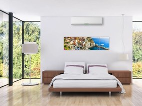 Obraz - Włoska wioska Manarola (170x50 cm)