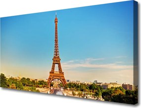 Obraz canvas Majestatyczna Wieża Eiffla w Paryżu