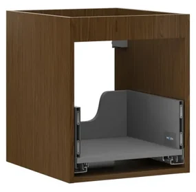 Mexen Box-A korpus szafki podumywalkowej 40 cm, 1 szuflada, orzech - 91AX0-0400-470-1-86