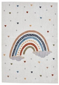 Kremowy dywan dziecięcy 120x170 cm Vida Rainbow – Think Rugs