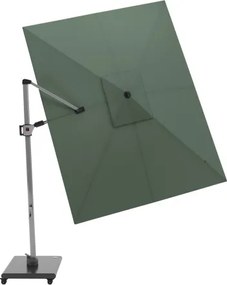 HYPERION 330 x 240 cm – luksusowy, huśtawkowy parasol ogrodowy z bocznym drążkiem : Kolor parasola - Aloes