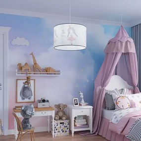 Lampa wisząca dla dziewczynki z motywem księżniczki - A582 D7-W00