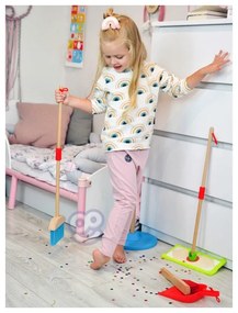 Tooky toy drewniany zestaw do sprzątania dla dzieci 6 el.