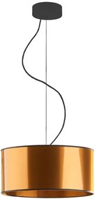 Miedziany żyrandol z okrągłym abażurem 30 cm - EX853 E7-L40